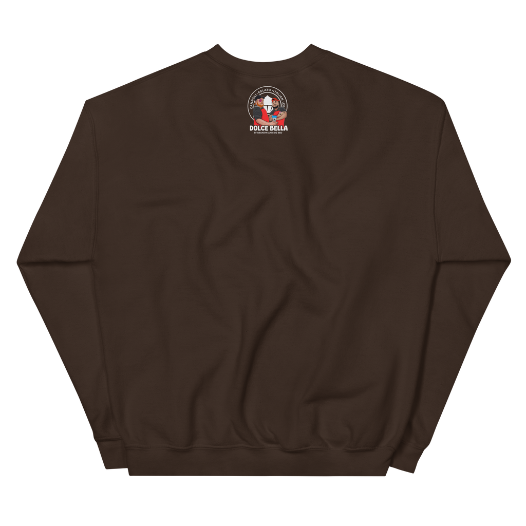 Dolce Bella Cannoli Crewneck Sweatshirt | Assorted Cannoli Graphic